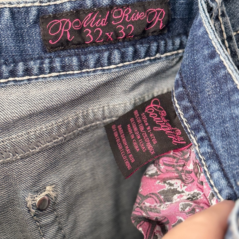 Women’s, Rock & Roll Cowgirl, Boot Cut Denim Jeans - Picture 5 of 14